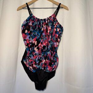 Magicsuit Beachcombing Lisa One Piece Swimsuit Womens 16 Multicolor Slimming USA